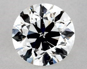 1.00 Carat H-SI1 Very Good Cut Round Diamond