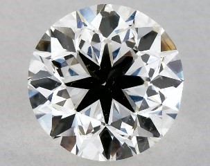 1.00 Carat H-SI1 Good Cut Round Diamond