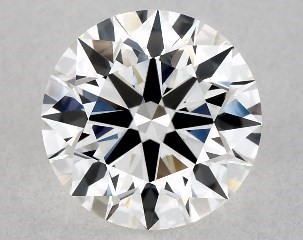 Lab-Created 1.00 Carat F-VVS2 Excellent Cut Round Diamond