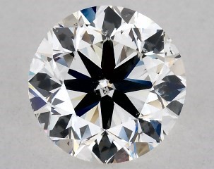 1.00 Carat H-SI1 Very Good Cut Round Diamond