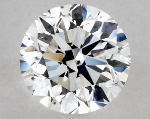 1.00 Carat H-SI1 Very Good Cut Round Diamond