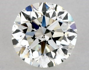 1.00 Carat J-SI1 Very Good Cut Round Diamond