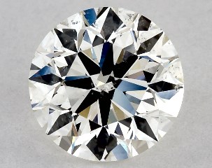 1.00 Carat K-SI1 Excellent Cut Round Diamond