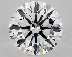 1.02 Carat H-SI1 Excellent Cut Round Diamond