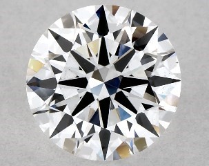 Lab-Created 1.03 Carat D-VS2 Excellent Cut Round Diamond