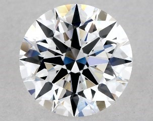 Lab-Created 1.04 Carat D-VS2 Excellent Cut Round Diamond