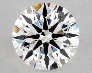 Lab-Created 1.08 Carat E-VS2 Excellent Cut Round Diamond