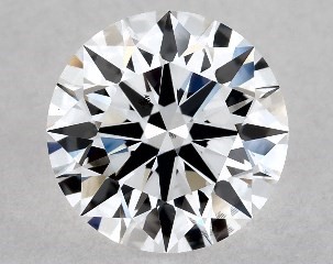 Lab-Created 1.17 Carat D-SI1 Excellent Cut Round Diamond