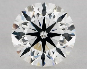 Lab-Created 2.01 Carat H-VS1 Very Good Cut Round Diamond