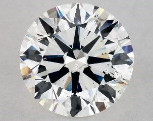 2.02 Carat I-SI1 Excellent Cut Round Diamond