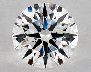 Lab-Created 2.05 Carat G-VS2 Excellent Cut Round Diamond