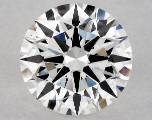 Lab-Created 2.08 Carat G-VS2 Excellent Cut Round Diamond