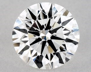 Lab-Created 2.09 Carat F-SI1 Excellent Cut Round Diamond