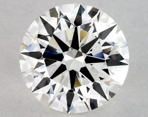 Lab-Created 2.09 Carat H-VS1 Excellent Cut Round Diamond