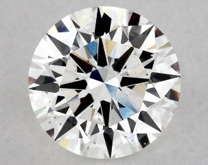 Lab-Created 2.09 Carat G-VS2 Excellent Cut Round Diamond