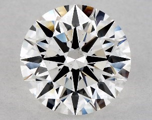 Lab-Created 2.09 Carat G-VS2 Excellent Cut Round Diamond