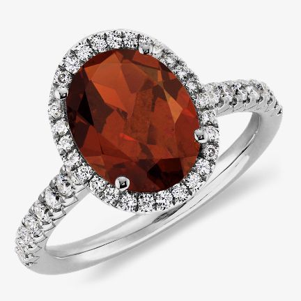 Garnet Engagement Rings
