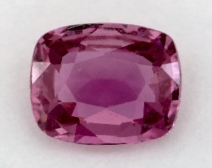 This 0.85 Cushion Pink Sapphire is sold exclusively by Blue Nile 