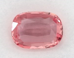 This 1.05 Cushion Pink Sapphire is sold exclusively by Blue Nile 