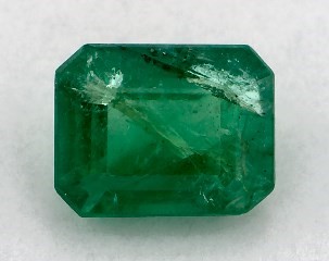 This 0.75 Emerald Green Emerald is sold exclusively by Blue Nile 