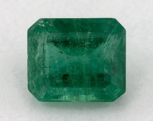 This 0.76 Emerald Green Emerald is sold exclusively by Blue Nile 