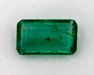 This 0.86 Emerald Green Emerald is sold exclusively by Blue Nile 