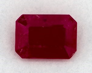 This 0.88 Emerald Ruby is sold exclusively by Blue Nile 