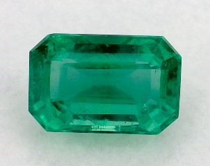 This 0.89 Emerald Green Emerald is sold exclusively by Blue Nile 