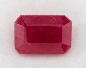 This 0.90 Emerald Ruby is sold exclusively by Blue Nile 