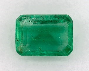 This 0.97 Emerald Green Emerald is sold exclusively by Blue Nile 