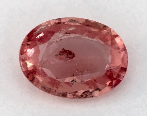 This 0.71 Oval Pink Sapphire is sold exclusively by Blue Nile 