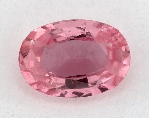 This 0.71 Oval Pink Sapphire is sold exclusively by Blue Nile 