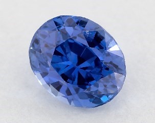 This 0.73 Oval Blue Sapphire is sold exclusively by Blue Nile 