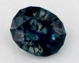 This 0.76 Oval Green Sapphire is sold exclusively by Blue Nile 