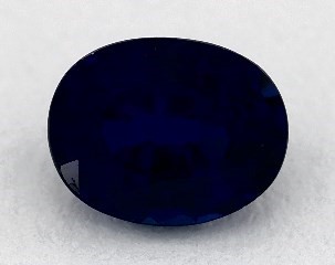 This 0.85 Oval Blue Sapphire is sold exclusively by Blue Nile 