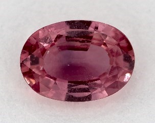 This 0.87 Oval Pink Sapphire is sold exclusively by Blue Nile 