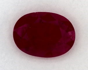 This 0.89 Oval Ruby is sold exclusively by Blue Nile 