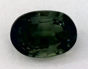 This 1.00 Oval Green Sapphire is sold exclusively by Blue Nile 