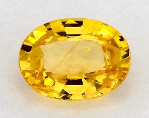 This 1.02 Oval Yellow Sapphire is sold exclusively by Blue Nile 