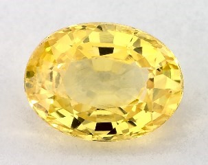 This 1.09 Oval Yellow Sapphire is sold exclusively by Blue Nile 