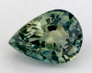 This 1.12 Pear Blue Sapphire is sold exclusively by Blue Nile 