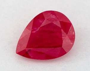 This 1.19 Pear Ruby is sold exclusively by Blue Nile 