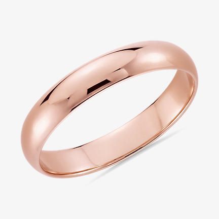 Men's Rose Gold Wedding Bands