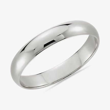 Men's White Gold Wedding Rings