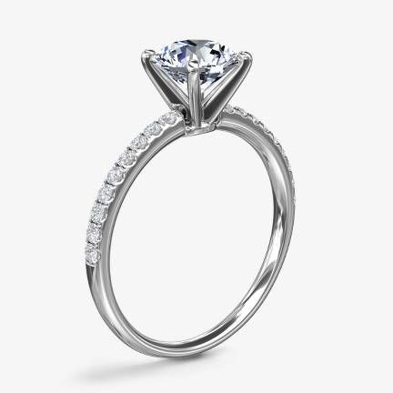 Pavé Engagement Rings