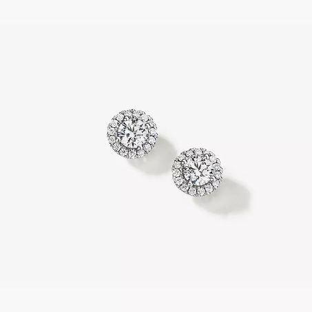 ROUND DIAMOND EARRING