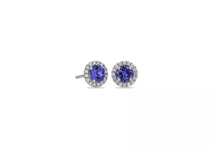 Tanzanite Diamond Earrings